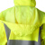 厚创 加厚分体反光雨衣 户外防水双层透气反光服荧光黄可印字 荧光黄分体雨衣套装 3XL号180CM-185CM