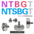 NTBG外螺纹轴承NTBGT M10 M8 M6 M5 M4螺杆螺丝轴承滑轮NTSBG导轮 柠檬黄 NTBGT 19-12