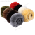 宸芃冬季羊毛方向盘套适用于途观迈腾宝马5系奥迪A6皮毛一体毛 羊毛粉色把套