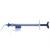 牙科工具 1ml根充针头/根充注射器 蝴蝶弯针 输送针头 糊剂输送器 注射头 蓝色 10个/包