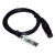 RS485 USB转DMX512 XLR 5P 5芯 舞台灯光控制线 纯黑USB+卡农母头 5m