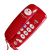 A116电话机酒店宾馆按键夜光灯分机座机可挂墙来铃灯德信 K026红色