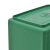 兰诗 D033 摇盖分类垃圾桶户外大号果皮箱干湿垃圾桶可定制 60L绿色厨余垃圾
