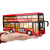玩控 双层巴士公交车玩具模型公共汽车大巴车合金模型男女孩儿童 红色
