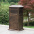 铸铝室外垃圾桶别墅庭院果皮箱售楼部 T-08 欧式镂空花纹