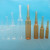 玻璃安瓿瓶曲颈易折安剖异形针剂瓶透明/棕色100个 透明5ml 1-2