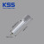 KSS欧式端子ET系列管型端子凯士士冷压针型端子多规格可选 ET0.75-10GY灰色 （100个）