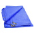 Denilco蓝白色加厚篷布 货车防雨布油布塑料遮雨布遮阳布雨棚篷布防水布3*4m【12平方米】