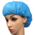创悟邦 一次性帽子 无纺布头套 厨房工作帽防污防尘头罩 40g加厚圆帽蓝色 100个/包 FB1601