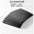 定制 黑色硅胶发泡板发泡硅胶板耐高温密封海绵垫烫金印花板泡棉 黑色 500*500*1mm
