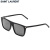 圣罗兰Saint Laurent eyewear 太阳镜男 亚洲版新潮街头风墨镜 SL 156/F-001 黑色镜框灰色镜片 57mm