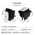 共研（不锈钢面 6脚2档绿色带灯 220V 16A（5个装））防水船型开关银触点大电流翘板开关单位：个