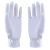 手套带松紧超细纤维无尘布手套男女通用白色礼仪表演 5双装