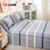 洁丽雅（Grace）床单单件 纯棉四季亲肤单人床上用品学生宿舍被单床罩 格致雅韵-灰160*230cm