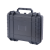 安设备工具箱防水防潮工程施工箱塑料PP合金拉杆箱子相 J105# 黑色 中号加厚款