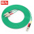 胜为 铠装光纤跳线 LC-LC 多模双芯 绿色 5m FOCK-1050