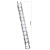 稳耐（werner）延伸梯铝合金梯子D型踏棍两节拉伸梯5.5米-9.8米登高梯电信通信工程工业梯D1236-2