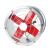 欧士戈（oushige）强力圆筒14寸风机（带百叶）工业排气扇厨房排风扇强力抽风机通风扇换气扇