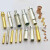 定制定制加工铜插针插孔 航空连接器插头公母铜针 pin针 水实心镀 1.6钢套公母针10个