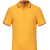 印多米夏季薄款工作服定制党员T恤文化POLO衫印绣logo订制衣服定做短袖 条纹款：金黄色 S