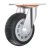 爵力 万向轮轮子重型脚轮4寸橡胶轮小推车平板车拖车滑轮；4寸重万向