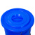 金诗洛 KSL145 塑料大桶 环卫物业垃圾桶酒店厨房收纳圆桶 白色160升 56*70cm(无盖）