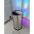 PULIJIE 不锈钢垃圾桶翻盖直投商用公共圆桶收纳桶 38x73不锈钢(翻盖) 有内桶
