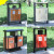 户外垃圾桶不锈钢公共场合果皮箱大号分类环卫室外小区公园垃圾箱 复古塔桶