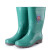 3531女士中筒雨靴1610工作防护雨鞋劳保用品三防胶鞋水鞋 绿色 41码