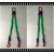 吊装带起重吊带吊钩勾吊具吊绳吊装器工业行车组合2/4叉腿索具 2吨1.5米4腿