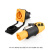 CNLINKO卡侬电源插头3芯显示屏音响防水航空电源连接器插头嘉博森 YF24型橙黑色套装
