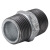 尚芮 玛钢管件镀锌外丝 暖气水暖管件铁外丝对丝内丝直接 单位：个 DN20 一个价 