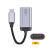 USB 3.1 USB-C Type-C转HDMI VGA HUB OTG充电DP高清多合一扩展坞 银色DP 0.2m