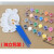 小丙烯颜料条环保幼儿园儿童防水12色套装diy石头画密封小盒装3ml 40包12色颜料+40支宽笔40支勾笔 每包独立包