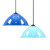 简约现代吊灯工业风创意个性单头工矿灯罩吧台餐厅办公室美发店灯 30cm烤漆绿送20瓦LED