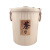 庄太太【小号卡其色带球管】塑料茶渣过滤垃圾桶ZTT-9602