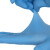 谐晟 一次性手套 非工业丁晴劳保橡胶手套 L码 超值蓝色纯丁腈散装