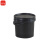 谋福1094食品级塑料桶密封桶小水桶包装桶 龙虾打包桶塑料桶（5L黑色非食品级）