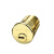 腾驰CT 全铜美标螺纹锁芯美式锁体锁芯锁头企业物业防火门铁皮门锁头锁芯（长度36mm）