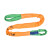 百极特 国标工业柔性吊装带环形3/5/10吨圆形软双扣起重吊带吊车吊树吊绳 6T*4.5M 2个/包