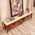 映巢（YINGCHAO）欧式大理石电视柜茶几组合实木地柜小户型美式客厅家具套 1.8*45米天然石2抽