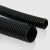 PE波纹管电线软管穿线黑色塑料电工套管聚螺纹管保护管可开口ONEVAN PE-AD18.5(100米)内径14.3mm