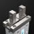 MHZL2气动手指气缸MHZ2-16D小型平行夹爪HFZ机械手10D20D253240/D HFZ10
