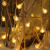 贝工 LED气泡球灯串 暖色 新年春节装饰彩灯串 满天星装饰氛围灯 遥控+电池款10米80灯