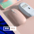 品怡 蓝牙鼠标 马卡龙彩色2.4G无线鼠标 办公游戏商务充电鼠标 电池款：白色(蓝牙连接)