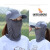 谋福（CNMF）户外夏天折叠防晒帽子 男女同款骑行遮阳帽  （灰色） 