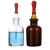 玻璃滴瓶30ml60ml实验室透明棕色试剂瓶红胶头管滴管分装滴瓶 红胶帽
