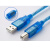 适用 松下AFPX系列PLC编程电缆USB-方口数据通讯下载线通用方口线 镀金蓝接口镀金 稳定选择 2m