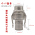 博雷奇304不锈钢快速接头CF卡扣式钢丝软管水泵配件焊接高压水管活接1寸 304DN50*2寸C+F(一套)