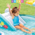 INTEX 57165充气水池婴儿戏水池玩具池海洋球池可喷水宝宝滑梯喷水池 本款+电泵+修补套装